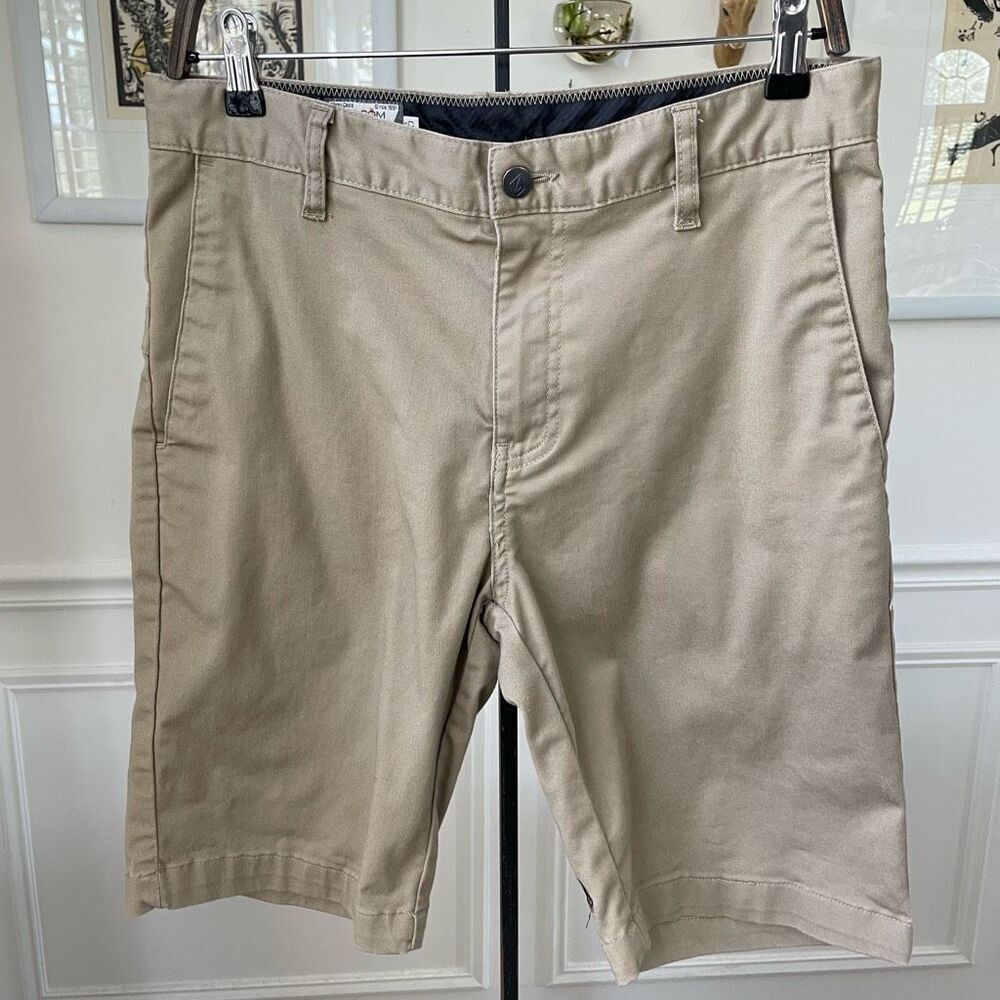 Volcom Taupe Tan Twill Shorts 30 x 9.5 - Picture 1 of 6